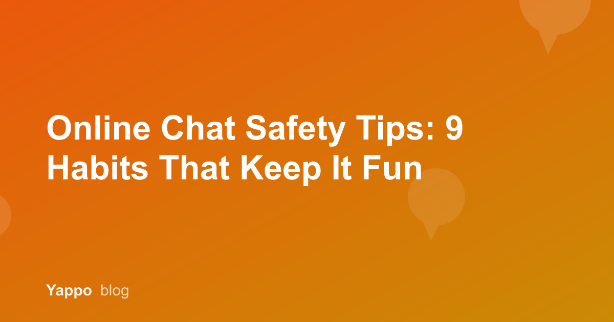 Cover graphic with the post title on a orange and gold gradient with chat bubbles