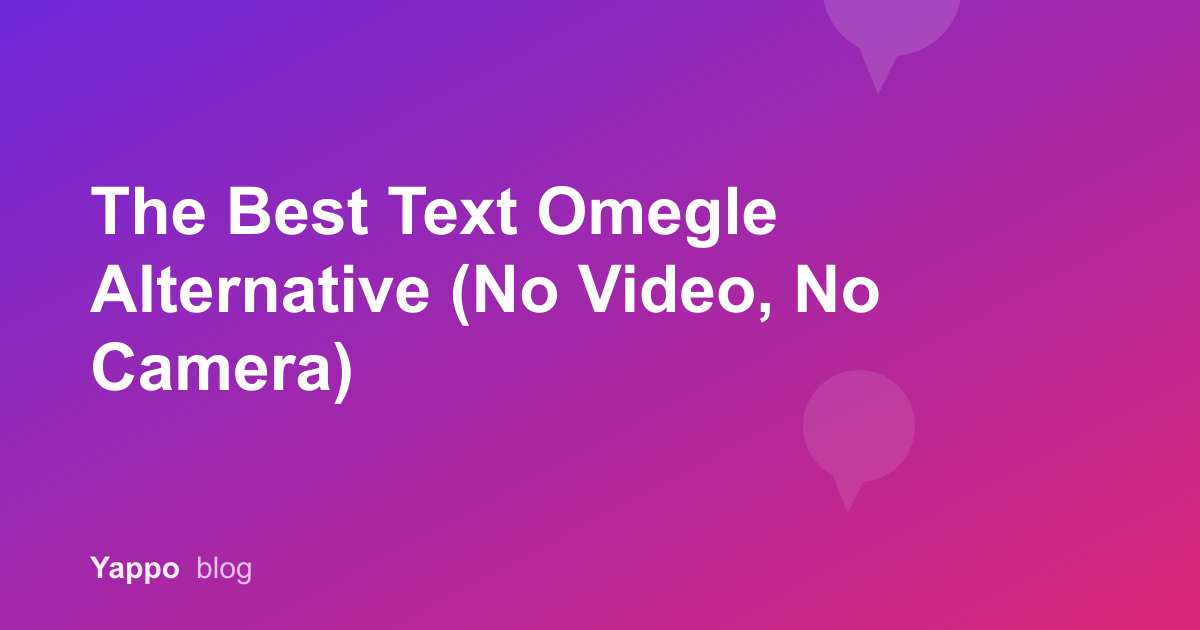 Cover graphic with the post title on a purple and pink gradient with chat bubbles